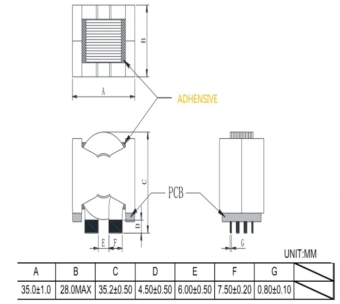 CE/SGS/BV/RoHS Power Ikp Carton Flat Wire Inductor высокочастотный трансформатор