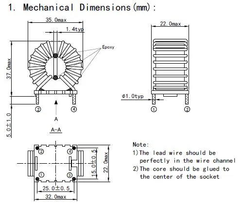 Ikp Electronics Vertical Common Mode Choke, лучший китайский производитель индукторов