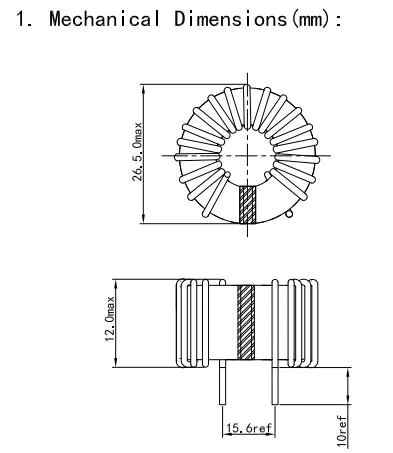 21AWG Стандартный индуктор удушения общего режима для сварочных машин