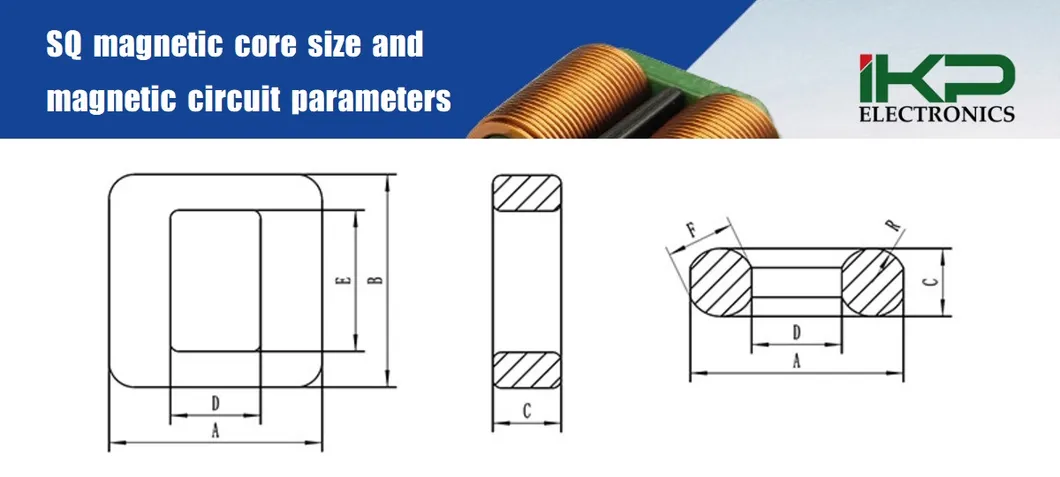 Высокочастотные EMI/EMC Ikp Square Core Common Mode Choke Inductors