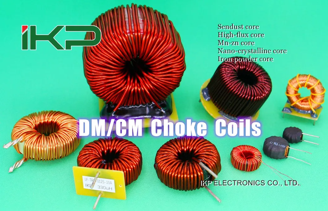 Специально разработанный вертикальный Mn-Zn Core Common Mode Choke Coil Inductor для преобразователя частот