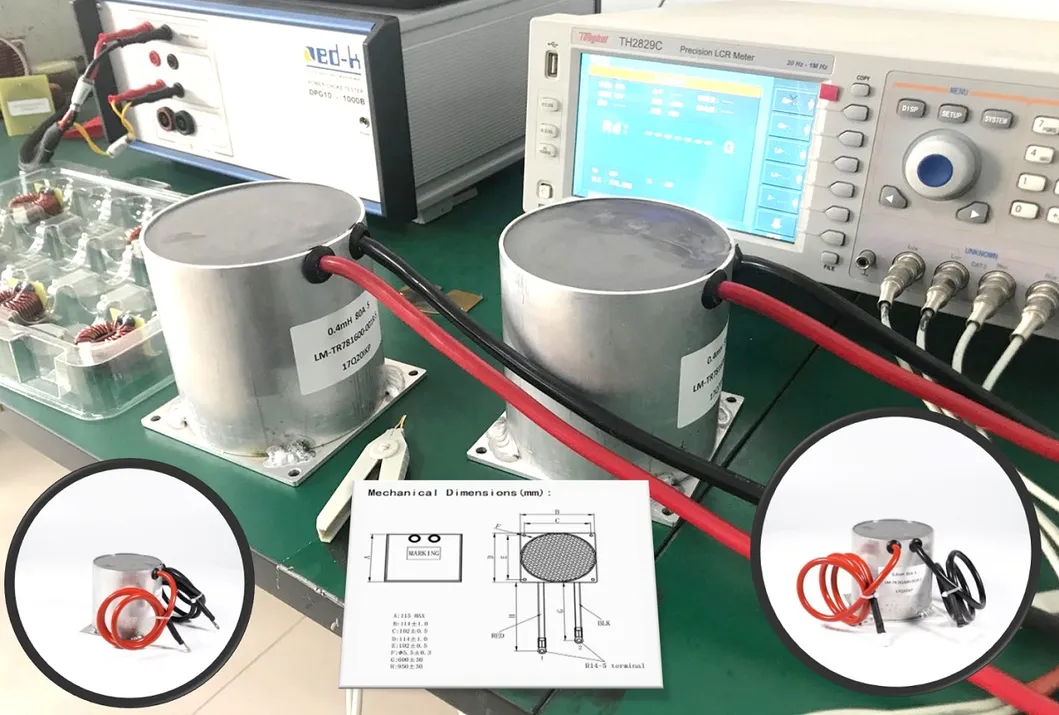 Новый Ikp Choke CTN 0.4m 80A Китайский энергореактор Общий режим Obc индуктор