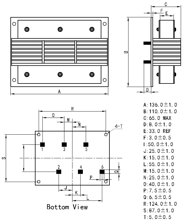 Индуктивное железное ядро Ikp CTN 20uh 180A Common Mode Choke Coil
